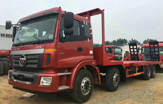 【國五】歐曼前四后八挖機(jī)平板車 【國五】歐曼前四后八挖機(jī)平板車