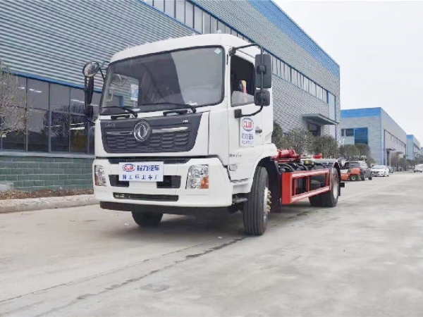 東風天錦國六10~14方車廂可卸(鉤臂)式垃圾車 東風天錦國六10~14方車廂可卸(鉤臂)式垃圾車