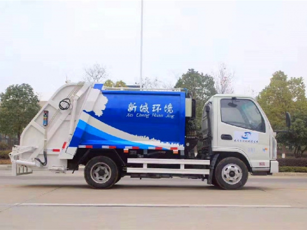 凱馬國六4方藍牌壓縮式垃圾車 凱馬國六4方藍牌壓縮式垃圾車