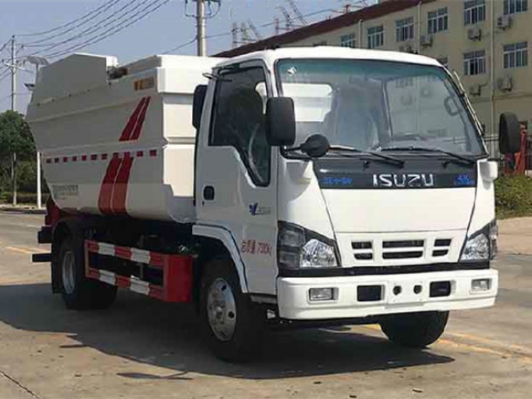 五十鈴100p國六無泄漏后掛桶垃圾車 五十鈴100p國六無泄漏后掛桶垃圾車