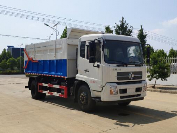 國六東風天錦壓縮式對接翼展垃圾車 國六東風天錦壓縮式對接翼展垃圾車