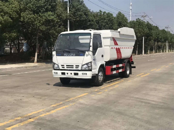 五十鈴100p國六無泄漏后掛桶垃圾車 五十鈴100p國六無泄漏后掛桶垃圾車