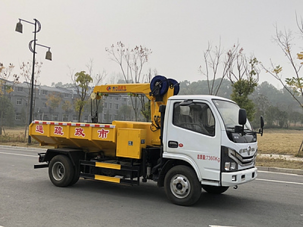 國六東風(fēng)多利卡管道清淤車